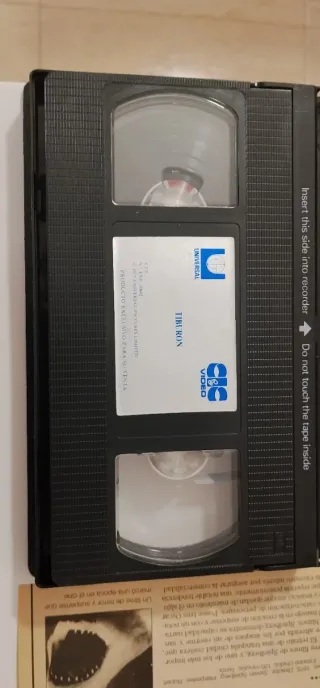 Película VHS Tiburón (1975)