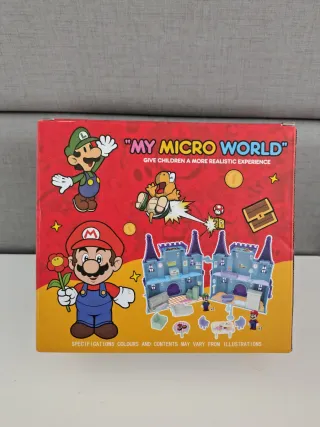 Castelo Super Mario com Figuras e acessórios