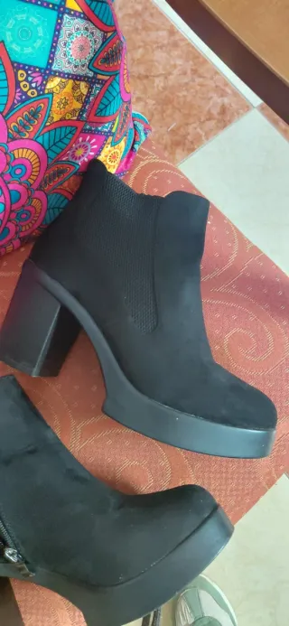 Botines negros Talla 38