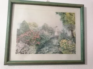 Conjunto de 3 quadros vintage