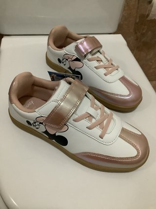 Sapatilhas Minnie Disney Rosa e Branco