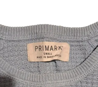 Jersey Waffle Azul Claro Talla S Primark