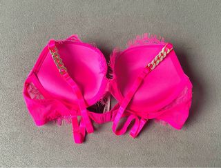 Conjunto lencería Victoria's Secret Rosa encaje