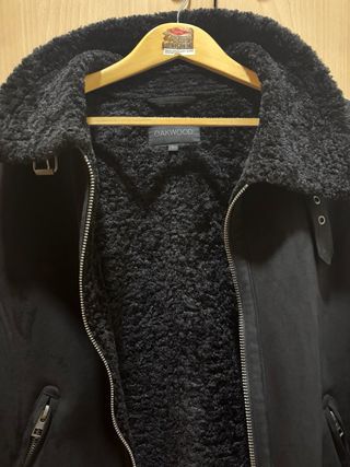 Chaqueta Biker Negra con Forro