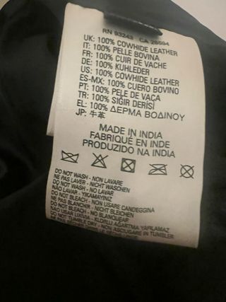 Cazadora cuero Diesel mujer