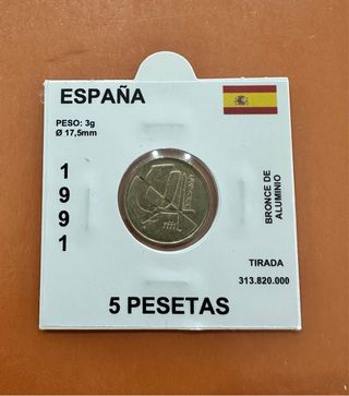 5 pesetas