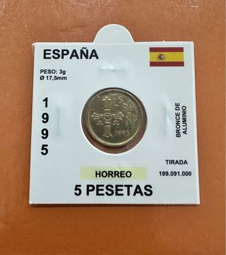 5 pesetas 1995