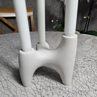 Candelabro Vignir Jysk Blanco