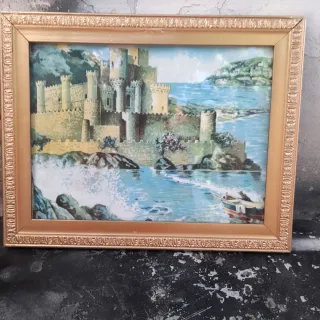 4 Cuadros Antiguos Decorativos