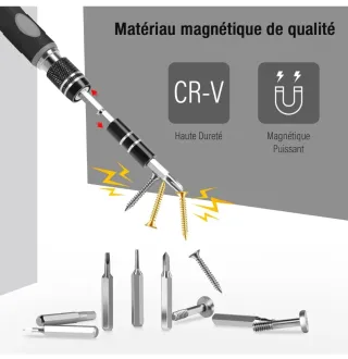 Kit Destornilladores Precisión 32 en 1