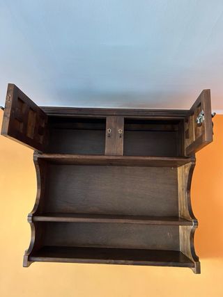 Mueble de pared madera y metal