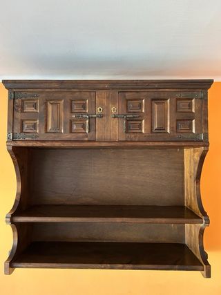 Mueble de pared madera y metal