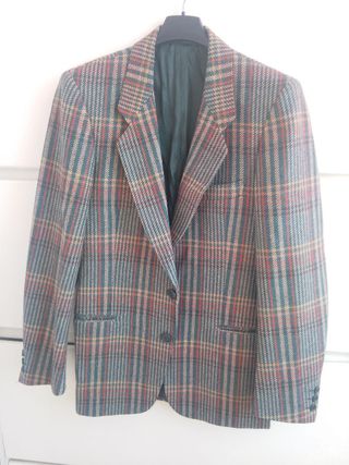Giacca Tweed Lana Grigio/Rosso Uomo VENEZIA 46
