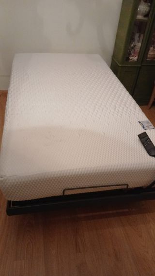 Base Cama Ortopédica con Somier y colchones ortopé