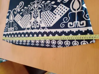 Vestido mujer negro y beige