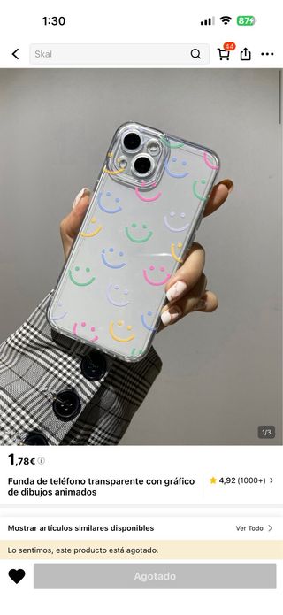 Funda Leopardo iPhone 13 Silicona