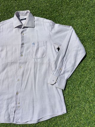 Auténtica Camisa Burberry London Micro-Check