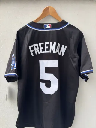 Camiseta Nike Dodgers Talla L Negra y Azul