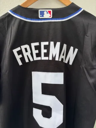 Camiseta Nike Dodgers Talla L Negra y Azul