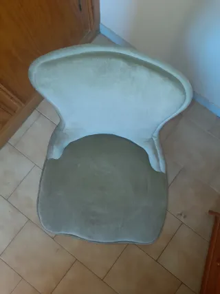 Sillón descalzatorio vintage terciopelo años 70