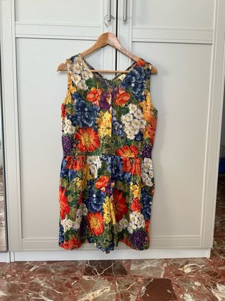 Mono floral multicolor vintage