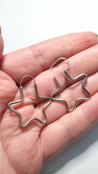 Aros Plata Ley Estrella Originales