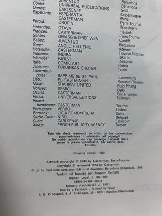 Tintín a Amèrica (1989) – Edición Juventut