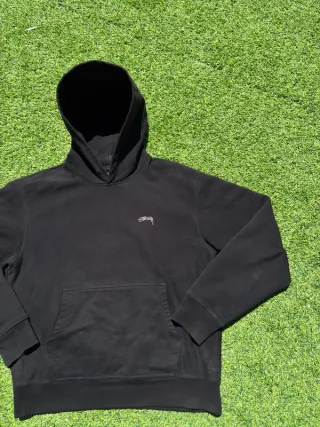 Sudadera Stüssy Stock Logo - Negra