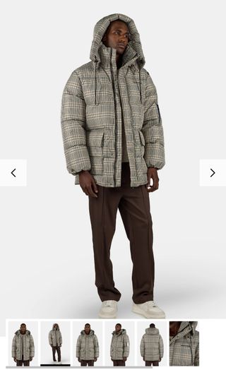 Parka acolchada PEGADOR CONELL a cuadros