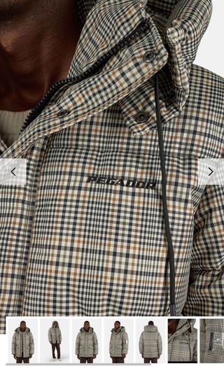 Parka acolchada PEGADOR CONELL a cuadros