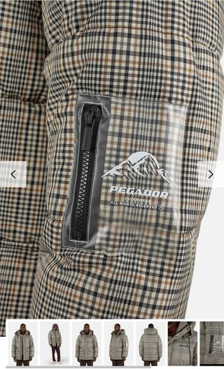 Parka acolchada PEGADOR CONELL a cuadros