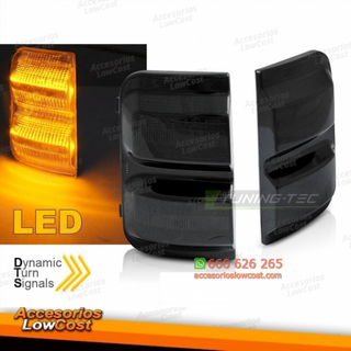 Intermitentes de espejos ahumados para Peugeot Bo