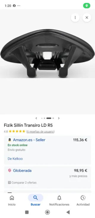 Sillín Fizik Transiro Aeris LDR5 TT/Triatlón