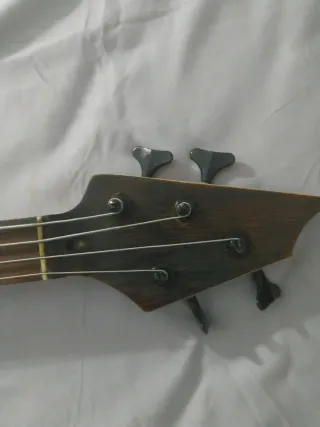 Bajo Eléctrico Artesanal Madera Rústica