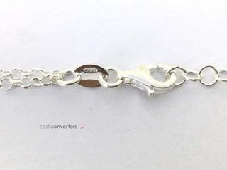 collar plata 925mm 22cm