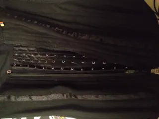 Faja reductora negra con broches