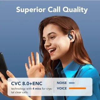 Auriculares Deportivos Inalámbricos Negros