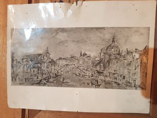 Quadro Filippo de Pisis Venezia Canal Grande