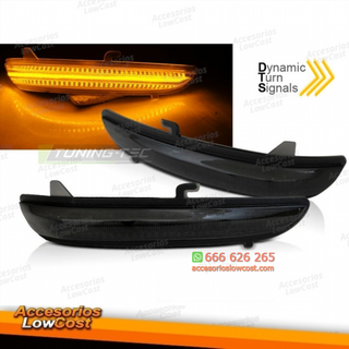 Intermitentes de espejos ahumados para Peugeot 20