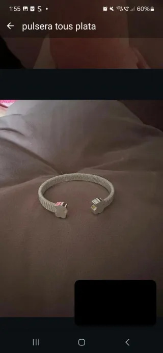 Pulsera Tous Oso Plata