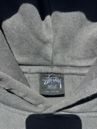Sudadera Stüssy Dice Logo - Pigment Dyed Grey