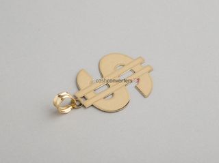 colgante oro 18k