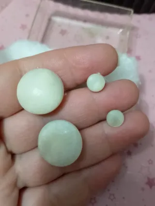 2 paia orecchini madreperla