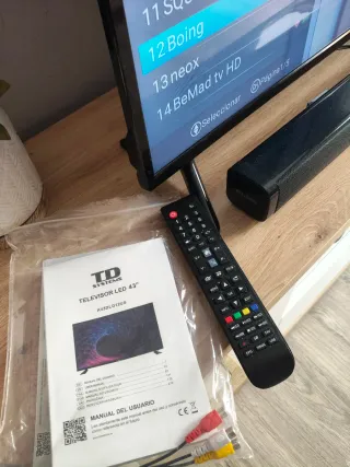 Smart TV TD Systems 43 Negro