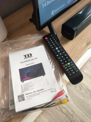Smart TV TD Systems 43 Negro