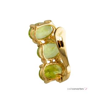 pendientes oro 18k con piedra