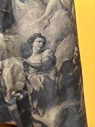 Giubbino con stampa artistica