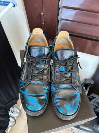 Scarpe Giuseppe Zanotti Nere e Blu