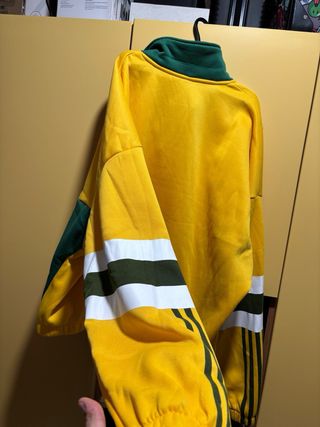 Felpa con stampa Brasile Giallo/Verde L