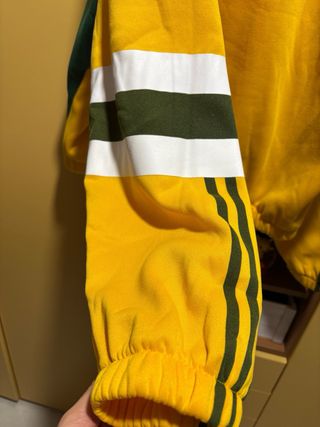 Felpa con stampa Brasile Giallo/Verde L